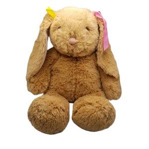Build A Bear BABW Plush Stuffed Animal Brown Easter Bunny Rabbit Cotton Tail